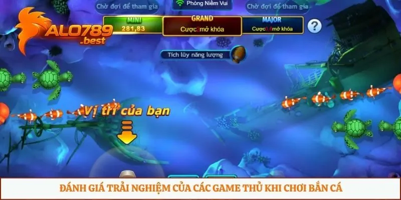 Đánh giá trải nghiệm của các game thủ khi chơi bắn cá